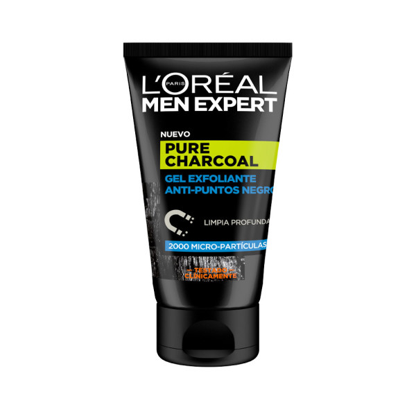 L\'oreal Men Expert Pure Charcoal Gel Exfoliant P.negros 100 Ml Homme