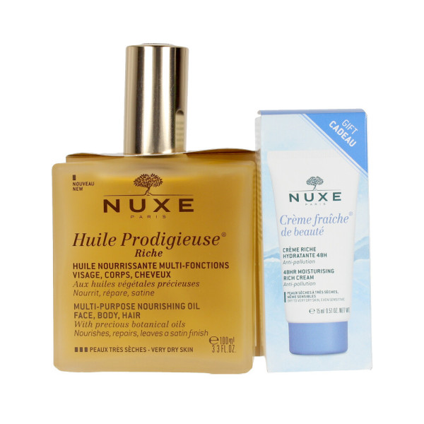 Nuxe Huile Prodigieuse Huile Riche Lote 2 Piezas Mujer