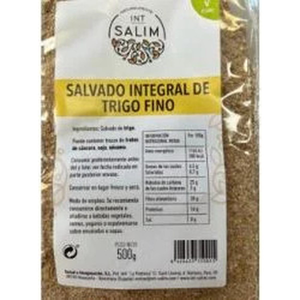 Intsalim Salvado De Trigo Fino 500 G