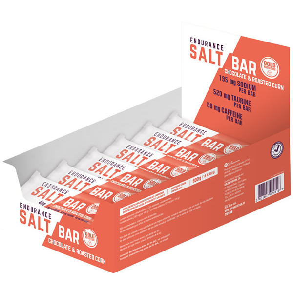 GoldNutrition Endurance Salt Bar - Barrita Proteica 15 barritas x 40 gr