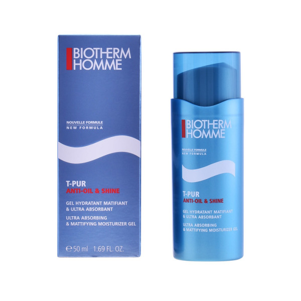 Biotherm Homme T-pur Anti-oil & Shine Mattifying Gel 50 Ml Hombre