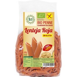 Solnatural Penne Lenteja Roja Con Lino Bio S/gluten 250 G