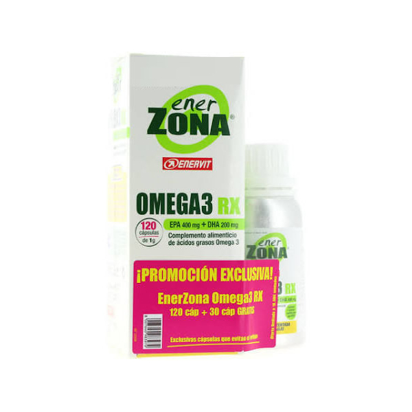 EnerZona Omega 3 RX 120 capsules + Omega 3 RX 30 capsules supplémentaires