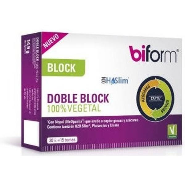 Dietisa Biform Double Block 100% Vegetable 30 caps