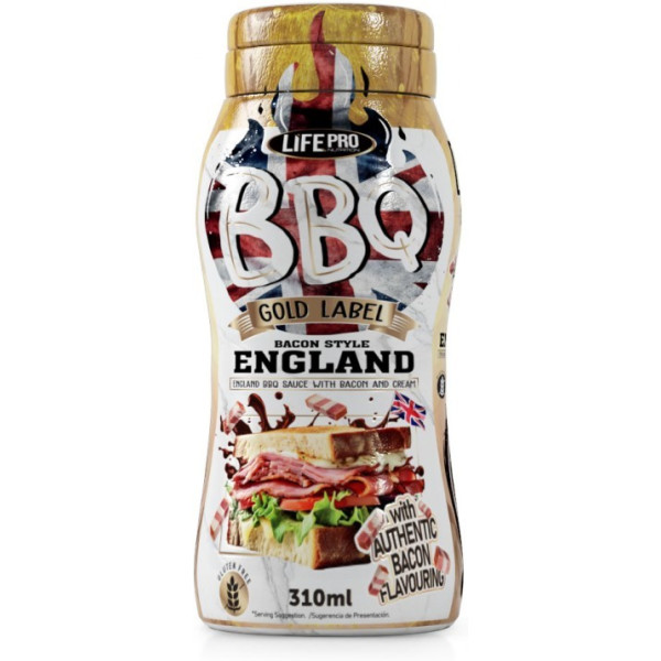 Life Pro Nutrition Sauzero Zero BBQ Inglaterra Bacon Estilo 310 ml
