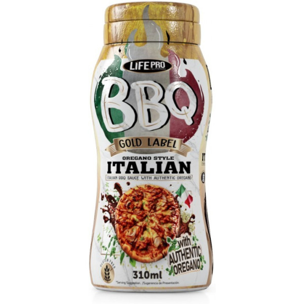 Life Pro Nutrition Sauzero Zero BBQ Italiano Com Orégano 310 ml
