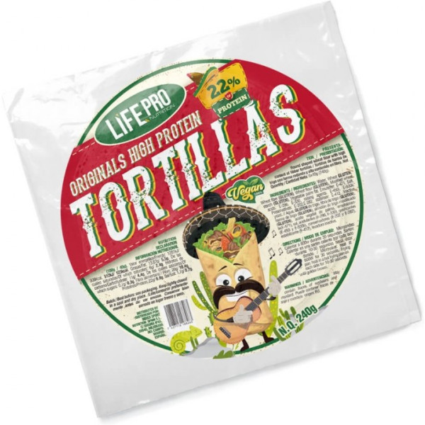 Life Pro Nutrition Tortilhas de alta proteína 6 x 40 Gr