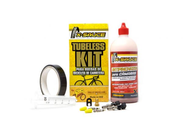 X-Sauce Tubeless Road Kit - Fine V. - Zwarte tape 17