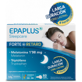Epaplus Melatonin Forte + Retard 1,98 mg und Tryptophan 60 Tabletten
