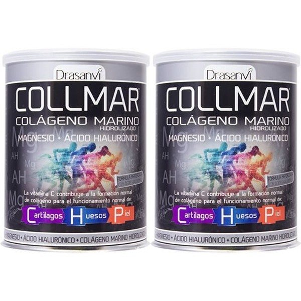 Pack Drasanvi Collmar Magnesium Collageen + Hyaluronzuur 2 potjes x 300 gr