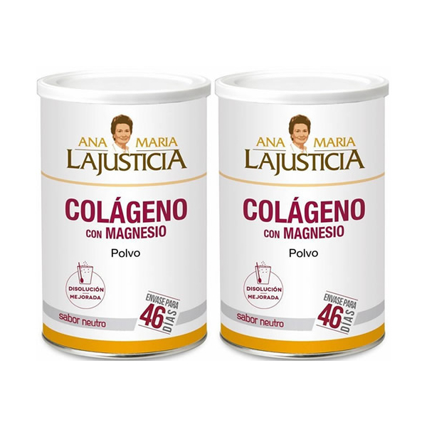 Confezione Ana Maria LaJusticia Collagene con Magnesio 2 vasetti x 350 gr
