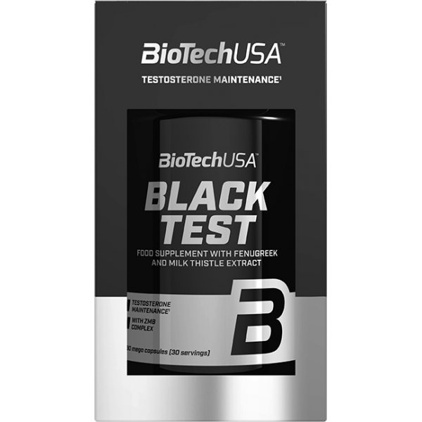 BioTechUSA Black Test - Potenciador de Testosterona 90 caps