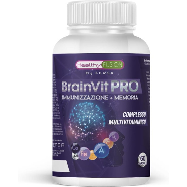 Healthy Fusion Brainvit Pro Mejora La Memoria Y Concentración 60 Caps