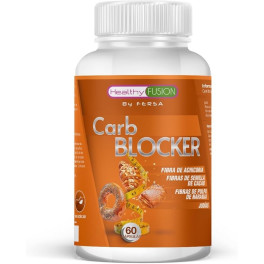 Healthy Fusion Carb Blocker 60 Caps - Bloqueador de grasas y carbohidratos con acción quemagrasas adelgazante