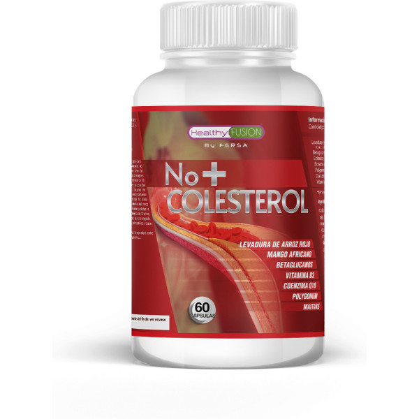 Healthy Fusion No + Colesterol 60 comprimidos masticables - Antiacido Estomacal y Antireflujo Gástrico, Alivio Rápido y Duradero