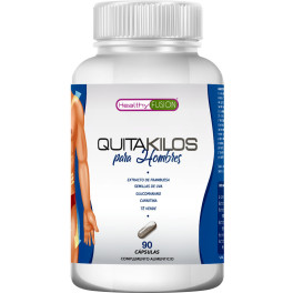Healthy Fusion QuitaKilos Hombre 60 Caps - Potente Adelgazante Quemagrasas para Hombres