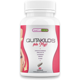 Healthy Fusion QuitaKilos Mujeres 60 Caps - Potente Adelgazante Quemagrasas para Mujeres