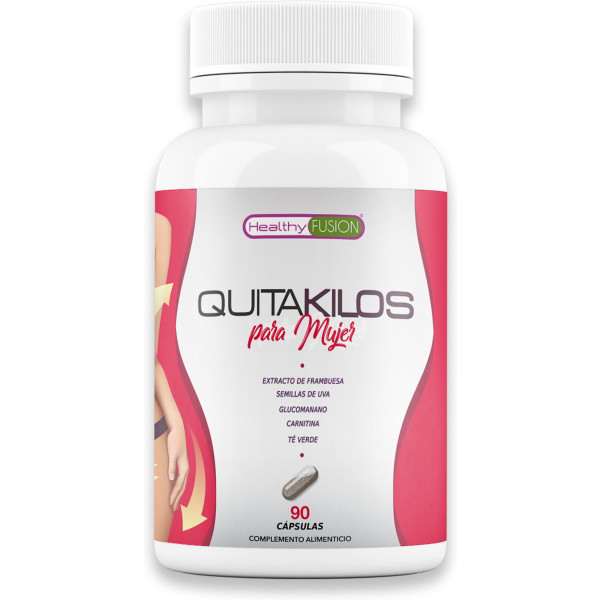 Healthy Fusion QuitaKilos Mujeres 60 Caps - Potente Adelgazante Quemagrasas para Mujeres