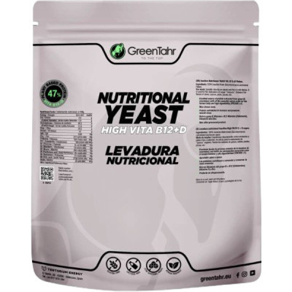 Levedura Nutricional Green Tahr Alta Vitamina B+D Flocos 500 Gr