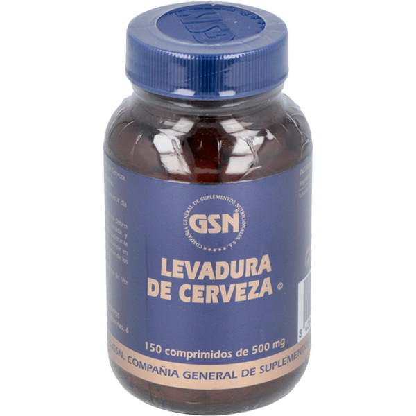 Gsn Levadura De Cerveza 500 Mg 150 Comp