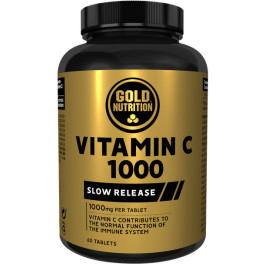 Goldnutrition Vitamina C 1000 Mg Liberação Lenta 60 Cápsulas