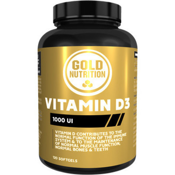 Goldnutrition Vitamina D3 1000 UI 120 Cápsulas