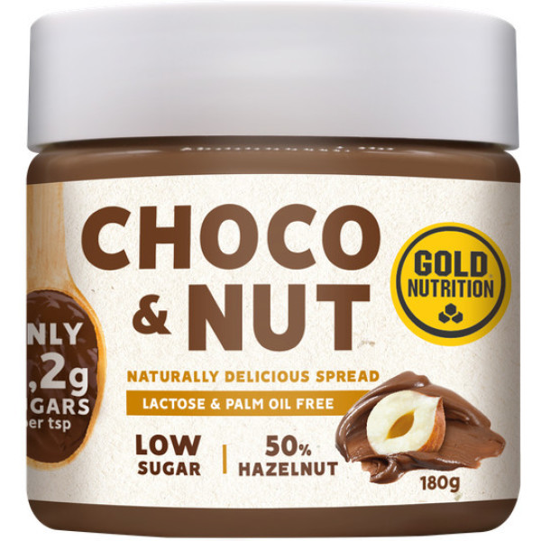 Gold Nutrition Choco Nut - Schokoladen- und Haselnusscreme 180 gr