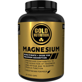 Gold Nutrition Magnésio 600 mg 60 caps