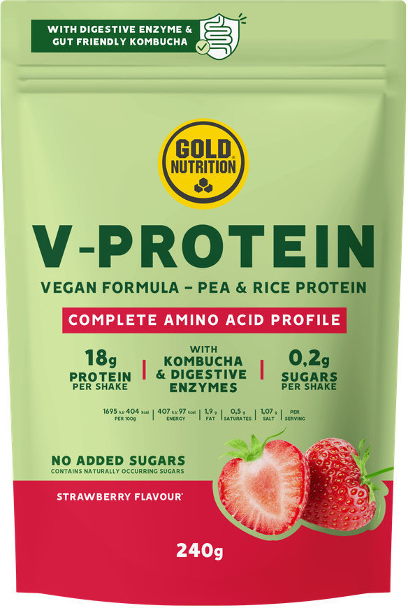 Gold Nutrition V Protein Frambuesa 240G-image