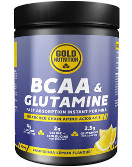 Gold Nutrition Bcaas 4:1:1 Powder Lemon Lime 300G-image