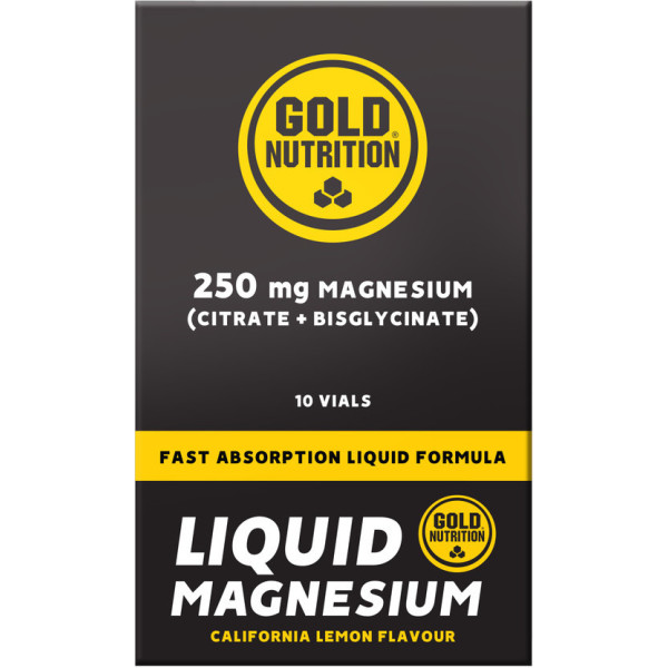GoldNutrition Magnesio Líquido 10 Viales X 25 Ml