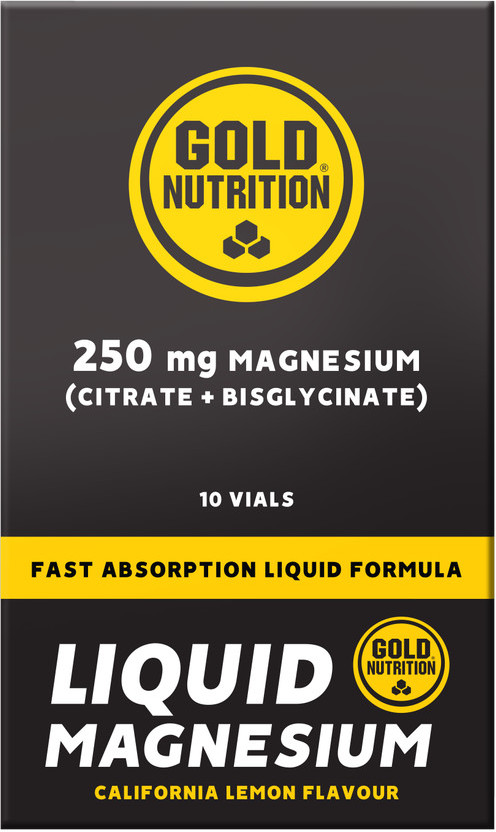 Goldnutrition FlÃ¼Ssiges Magnesium 10 FlÃ¤Schchen X 25 Ml Geschmack Zitrone-image