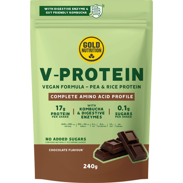 Gold Nutrition V-Protein - Protéine Végétalienne 240 gr