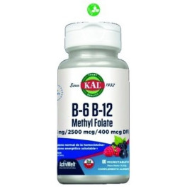 Kal B6 B12 Metilfolato 60 Comp Sublinguali