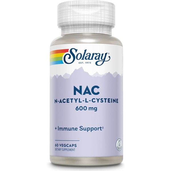 Solaray Super Nac N Acetil Cisteina 600 Mg 60 Vcaps