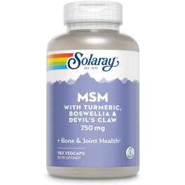 Solaray MSM Kurkuma Boswelia Duivelsklauw 90 Vcaps