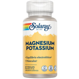 Solaray Magnesio Potassio 60 Vcaps