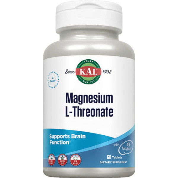 Kal Magnesium L-threonate 60 Comp