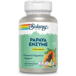 Solaray Papaya Enzime 90 Comp Mastic