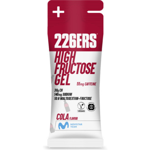 226ers High Fructose Gel Xs 55 Mg Caf 1 Gel X 44 Gr