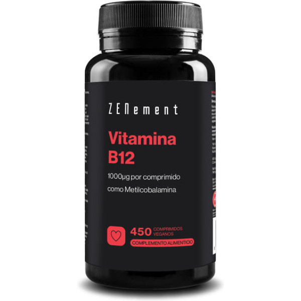 Zenement Vitamina B12 450 Cápsulas Vegetarianas
