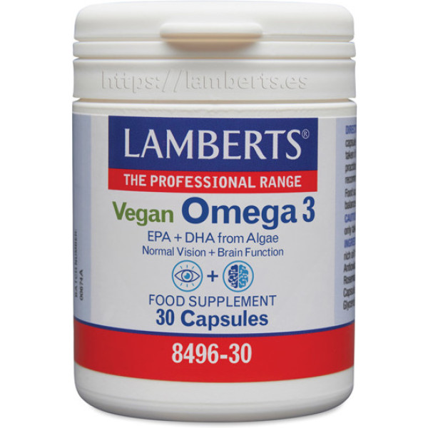 Lamberts Ômega 3 Vegano 30 Cápsulas