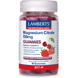 Lamberts Citrato De Magnesio 40 Gummies