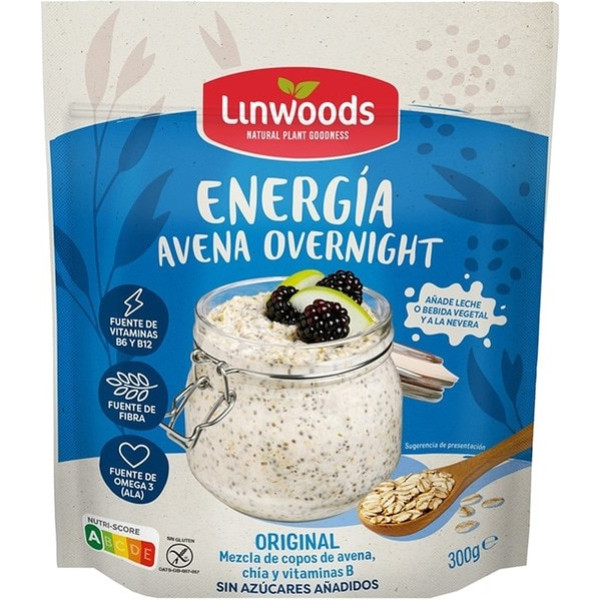 Linwoods Proteina Avena Overnight Vegan 300 Gr