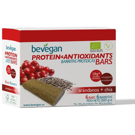 Bevegan Blueberry + Chia Bars / Proteine-antiossidante