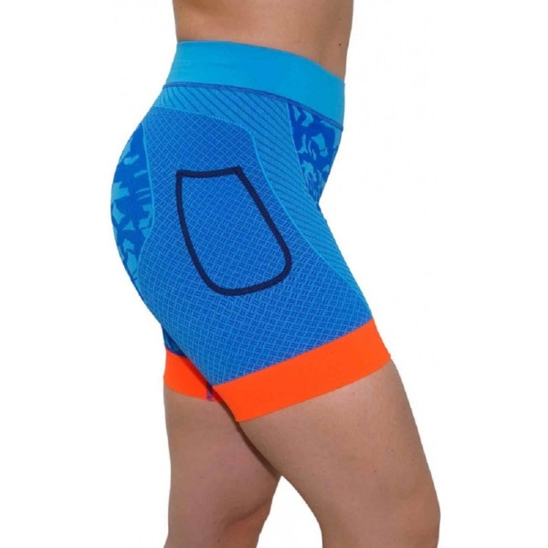 Hanker Malla Compresiva Shiwa Mujer Azul