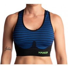 Hanker Sujetador Deportivo Top Cane Azul