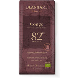 Blanxart Dunkle Schokolade 82% Kongo 75 Gr Öko