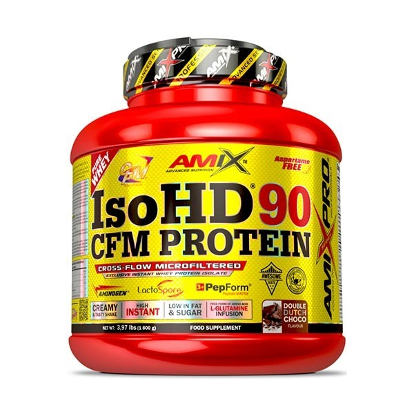 Amix Pro Iso HD CFM Protein 90 1800 gr - Favorece el Mantenimiento de la Masa Muscular