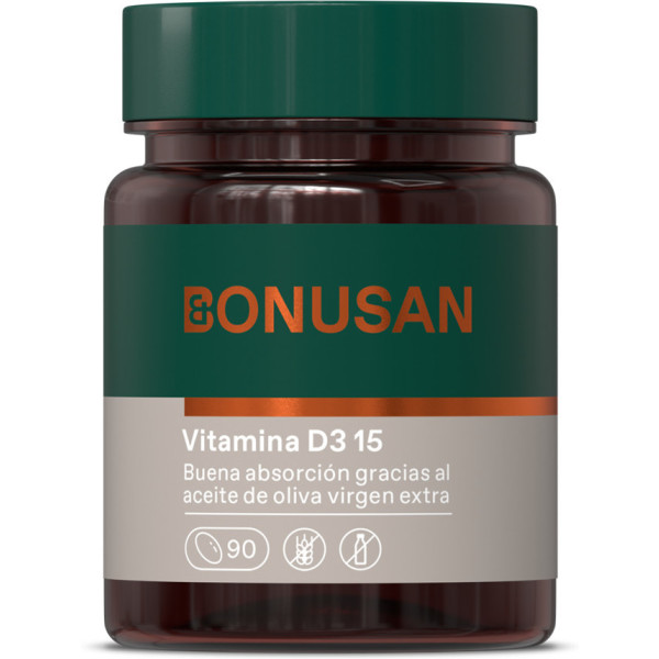Bonusan Vitamina D3 15 Mcg X 90 Caps